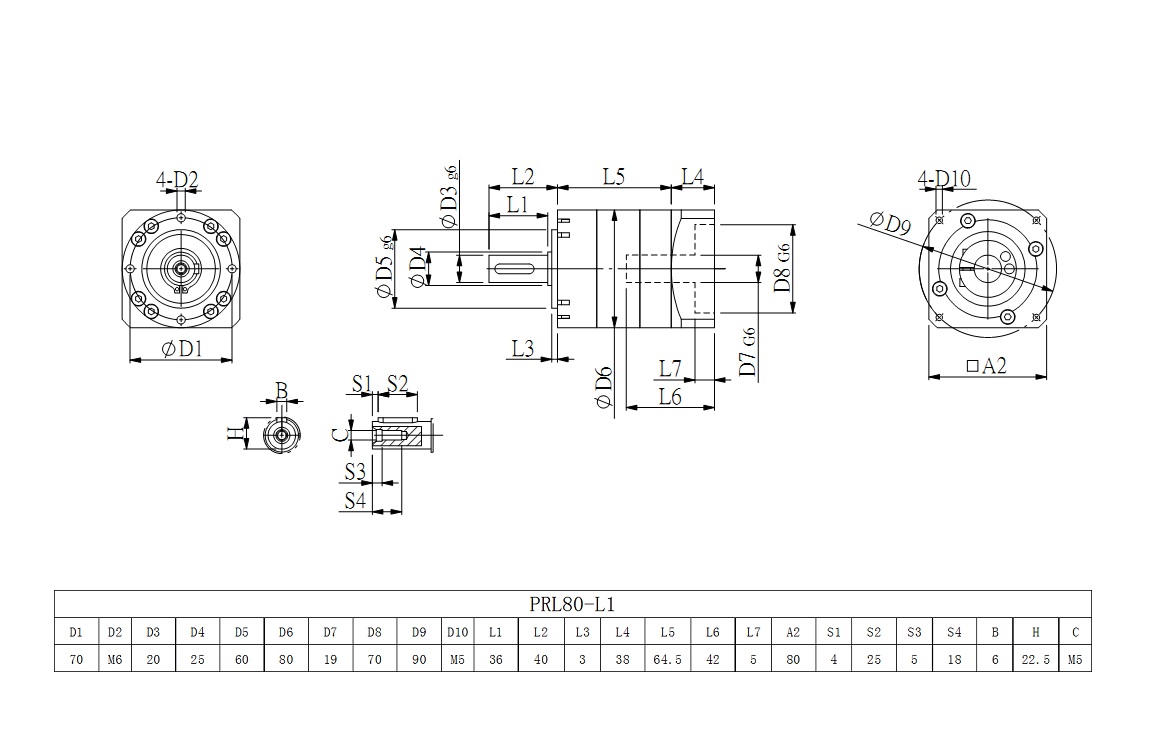 PRL80_L1系列图纸