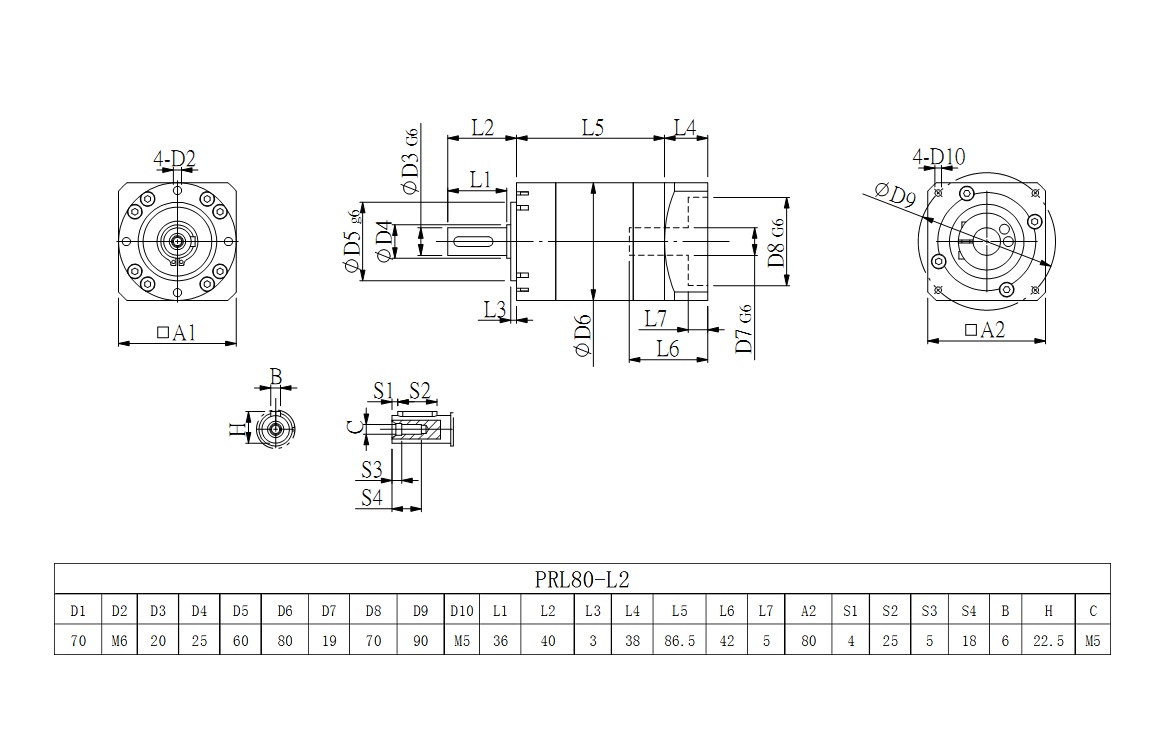 PRL80_L2系列图纸